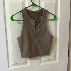 Button Up Sports Bra